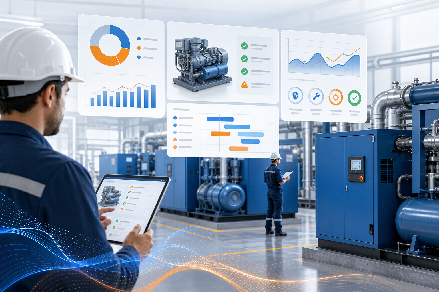 Imagem final da solução de manutenção para compressores.